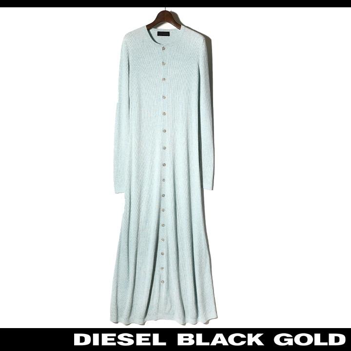 ディーゼルブラックゴールド Diesel Black Gold マキシニットワンピース レディース 麻混 リブニット 長袖 ロング丈 Dobalt Die L T B4 545 買っciao トゥット トゥット 通販 Yahoo ショッピング