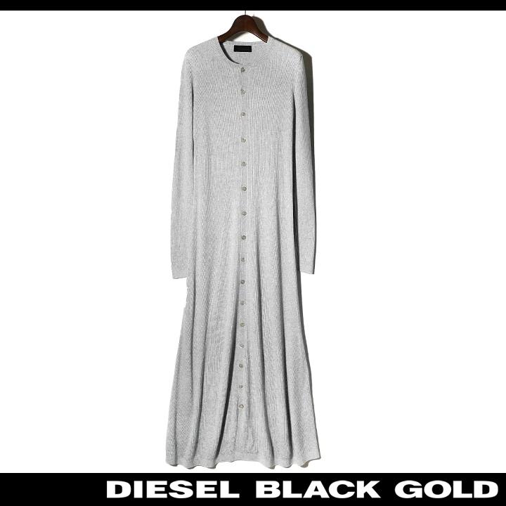 ディーゼルブラックゴールド Diesel Black Gold マキシニットワンピース レディース 麻混 リブニット 長袖 ロング丈 Dobalt Die L T B4 546 買っciao トゥット トゥット 通販 Yahoo ショッピング