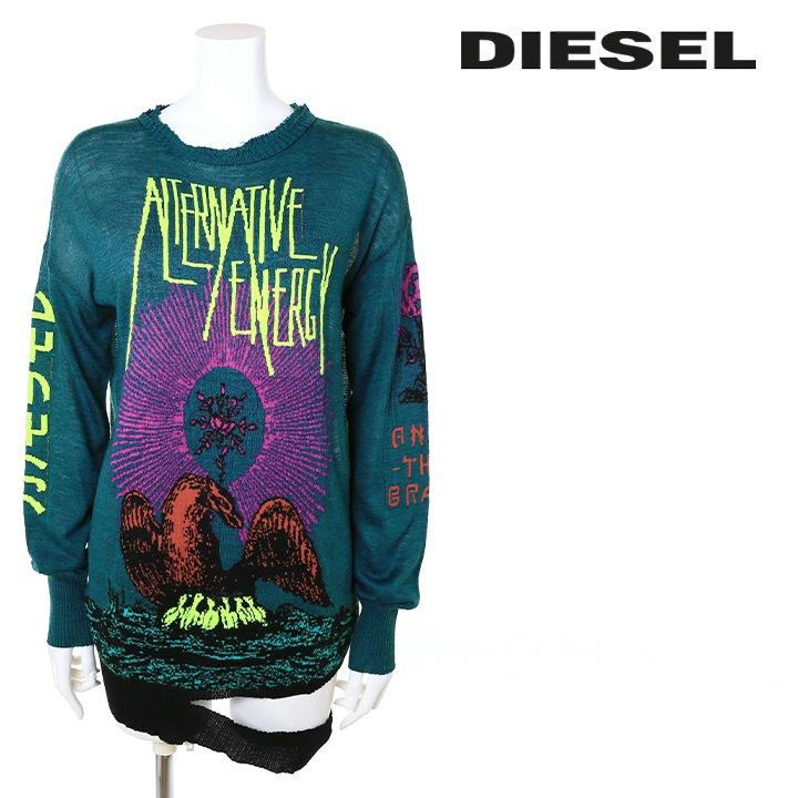 DIESEL ディーゼル ニットセーター レディース ウール混 モヘヤ