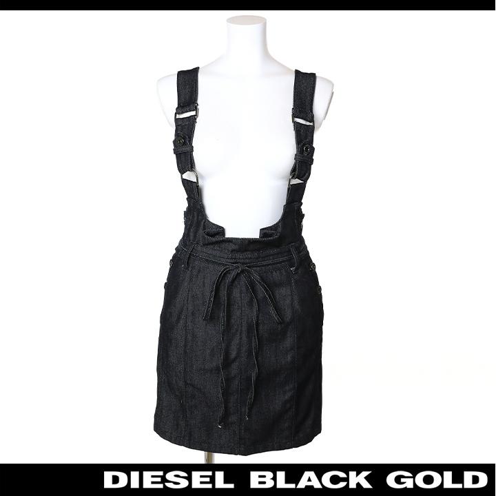 DIESEL BLACK GOLD ディーゼルブラックゴールド サスペンダースカート 