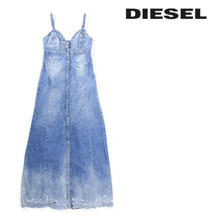 DIESEL ワンピース デニム ノースリーブ 【公式通販】