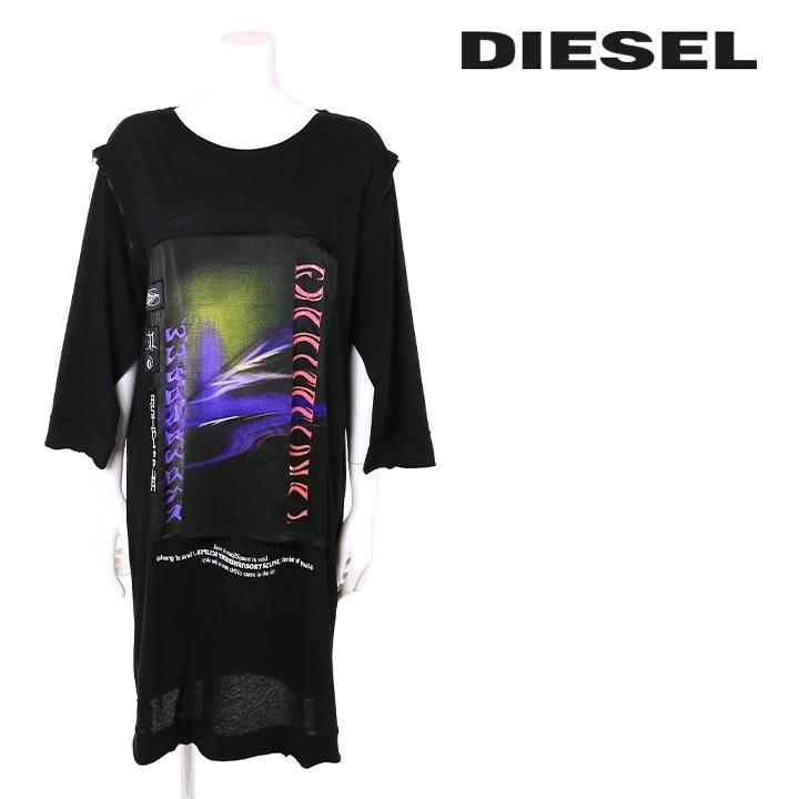 DIESEL ディーゼル Tシャツワンピース レディース グラフィック