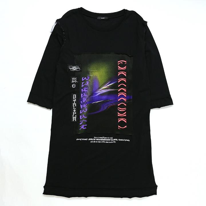 DIESEL ディーゼル Tシャツワンピース レディース グラフィック