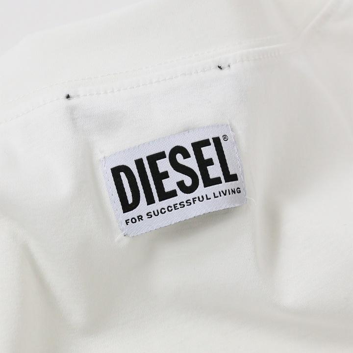 ディーゼル DIESEL ノースリーブTシャツ カットソー レディース プリント 刺繍 ラウンドネック タンクトップ T-HEIKASH