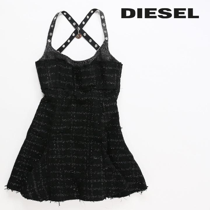 DIESEL ディーゼル ブークレニットワンピース レディース デニム切替 