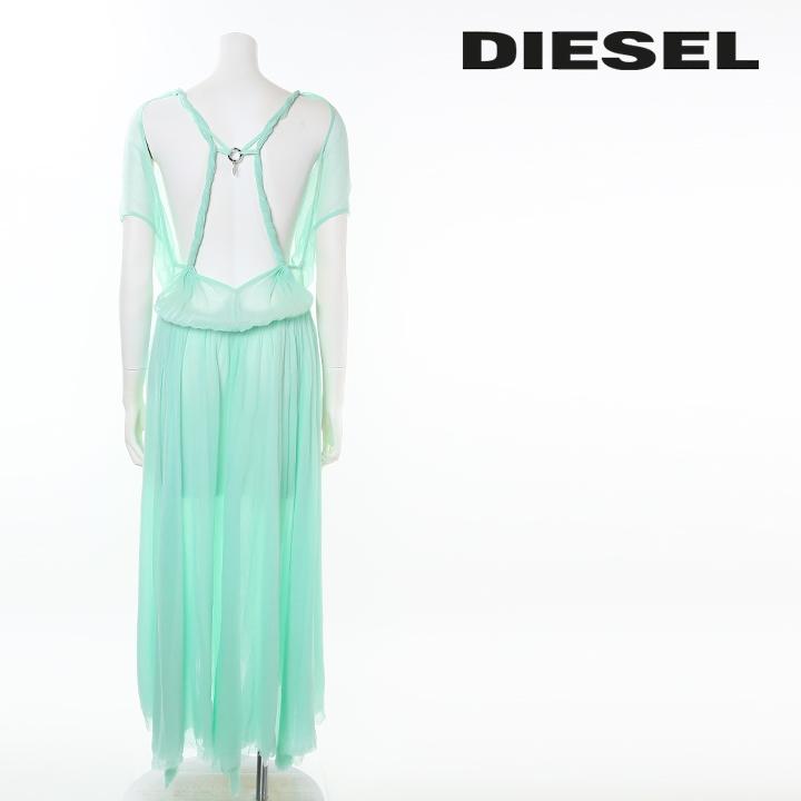 DIESEL（ディーゼル） シフォンマキシワンピース レディース バック