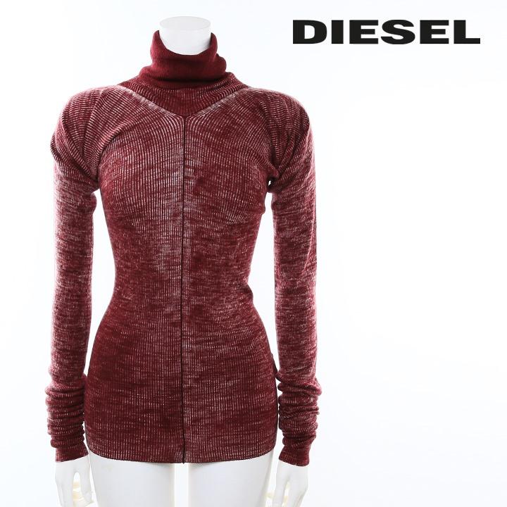 DIESEL（ディーゼル） ウールリブニットセーター レディース ブリーチ 