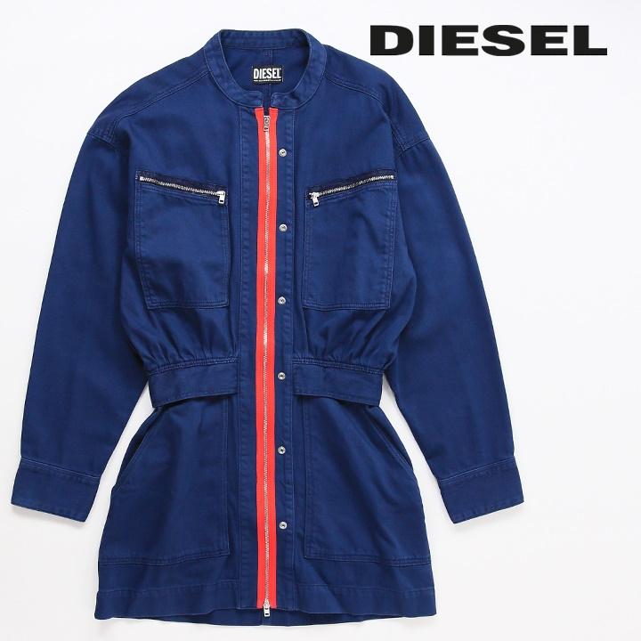 DIESEL（ディーゼル） ギャバジンミニワンピース レディース ドロップ