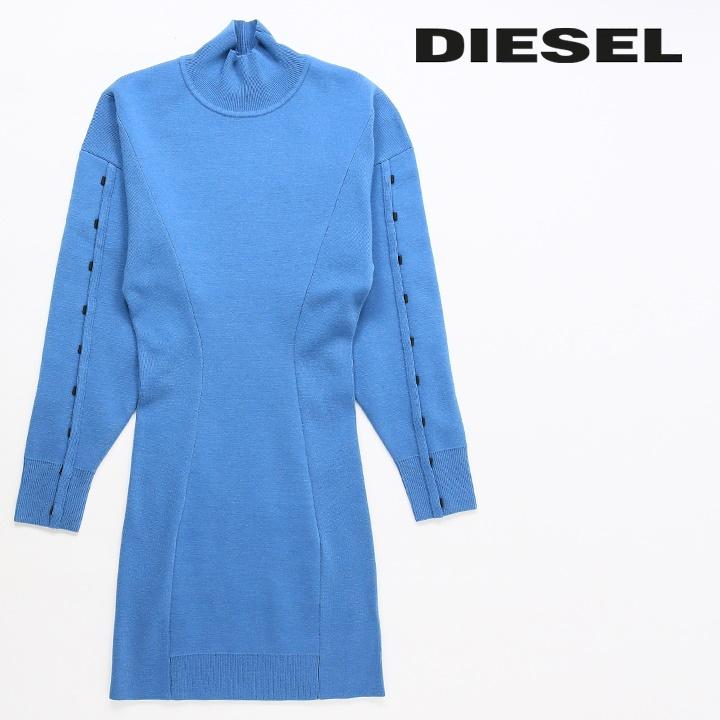 ディーゼル DIESEL タートルニットワンピース レディース ドロップ 
