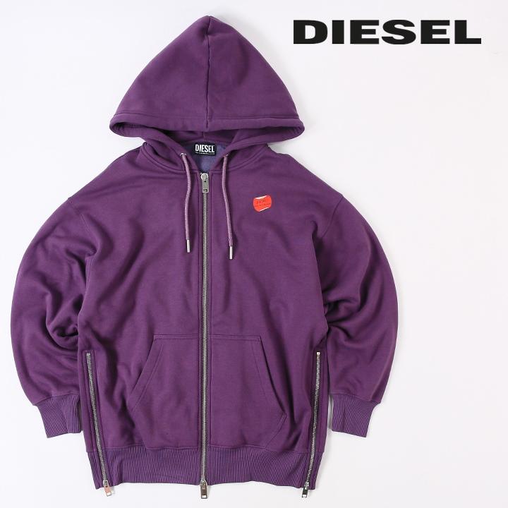 【新品未使用】DIESEL ウィメンズ ジップアップスウェット L size F-FLACIN ジップアップスウェット｜ブラック｜ウィメンズ｜DIESEL