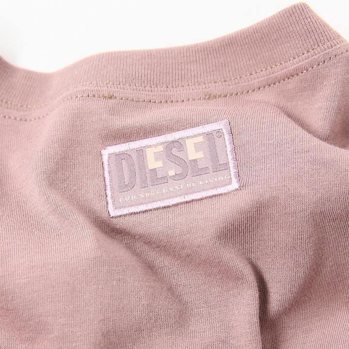 DIESEL ディーゼル レディース ドロップ ショルダー ロンT DIESEL ディーゼル 長袖Tシャツ カットソー レディース バック