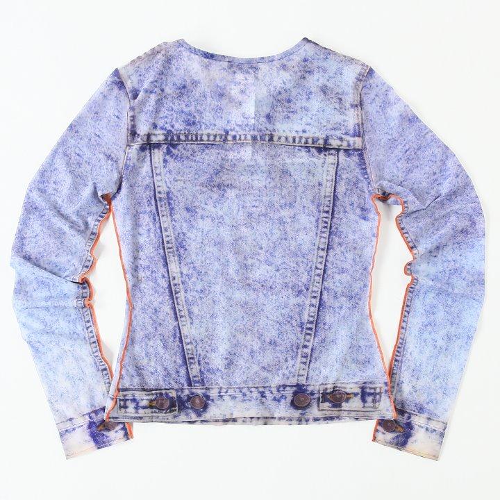 DIESEL ディーゼル セカンドスキントップス レディース デジタルプリント トロンプルイユ 長袖 TCLAU 買っCiao!トゥット