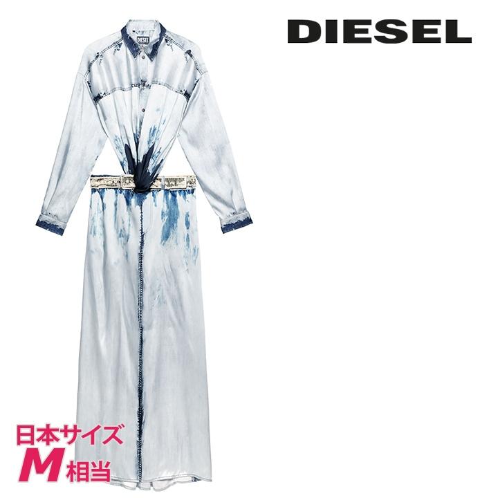 DIESEL ディーゼル ドレスシャツマキシワンピース レディース