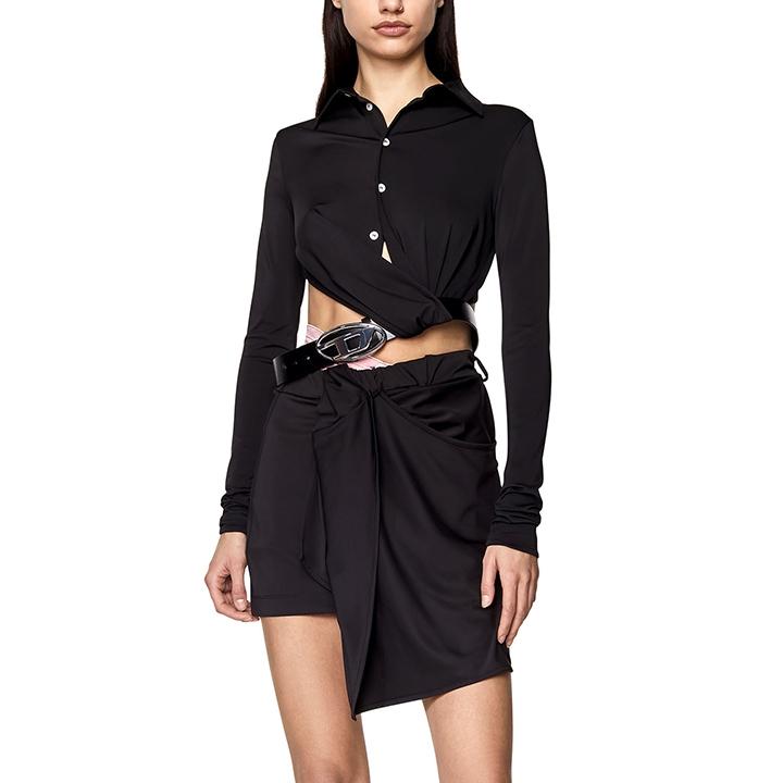 DIESEL ディーゼル ドレスシャツミニワンピース レディース