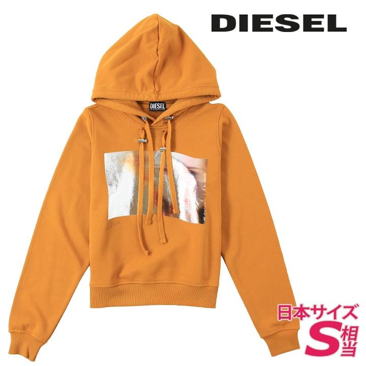 DIESEL（ディーゼル） スウェットパーカー レディース 箔プリント ワン