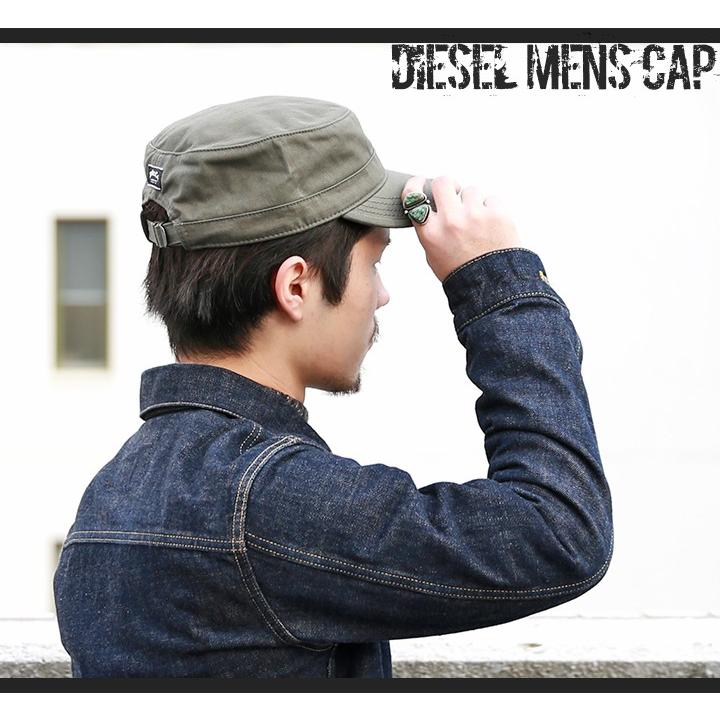 ディーゼル DIESEL ワークキャップ メンズ アジャスター付き 帽子