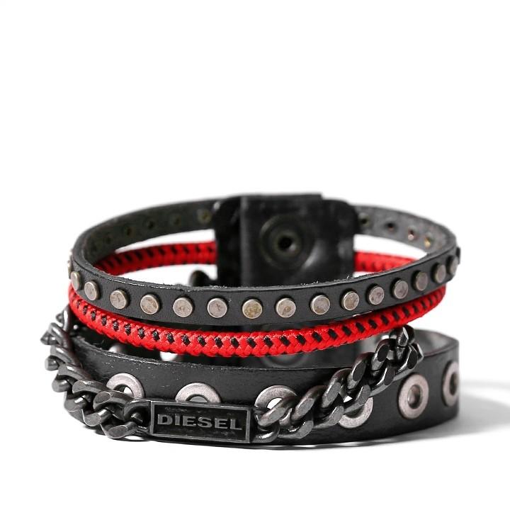 DIESEL ディーゼル レザーブレスレット メンズ レディース 男女