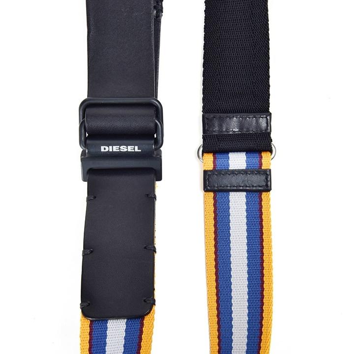 DIESEL Dリング レザー ベルト 80cm DIESEL ディーゼル レザーベルト リングベルト メンズ 牛革