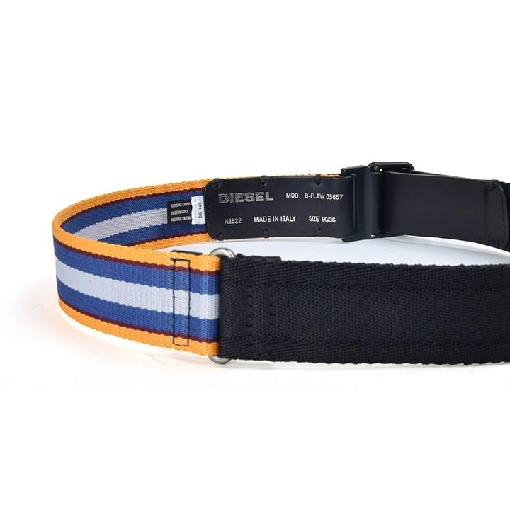 DIESEL ディーゼル レザーベルト リングベルト メンズ 牛革