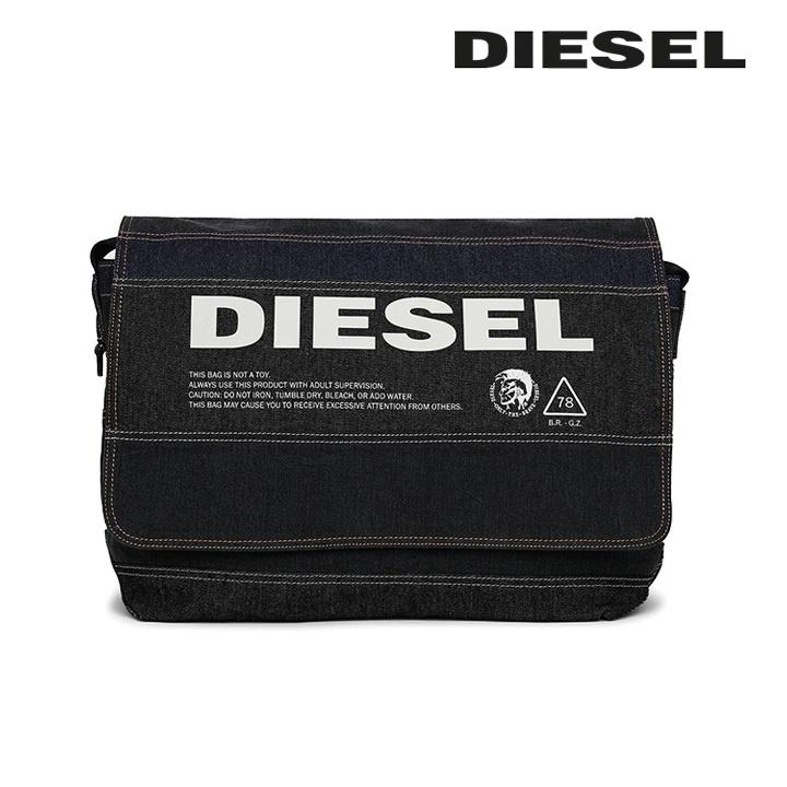 DIESEL（ディーゼル） デニムメッセンジャーバッグ 鞄 メンズ バイ