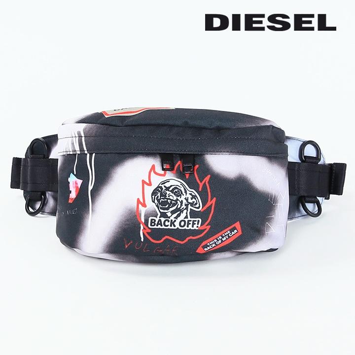 DIESEL ディーゼル ボディバック 鞄 メンズ グラフィカル