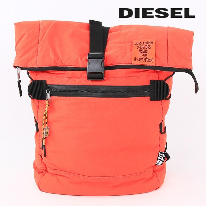 DIESEL ロールトップリュック DIESEL ディーゼル ロールトップバックパック 鞄 メンズ パッ