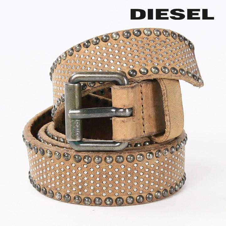 DIESEL ディーゼル レザーナローベルト メンズ レディース 男女兼用 