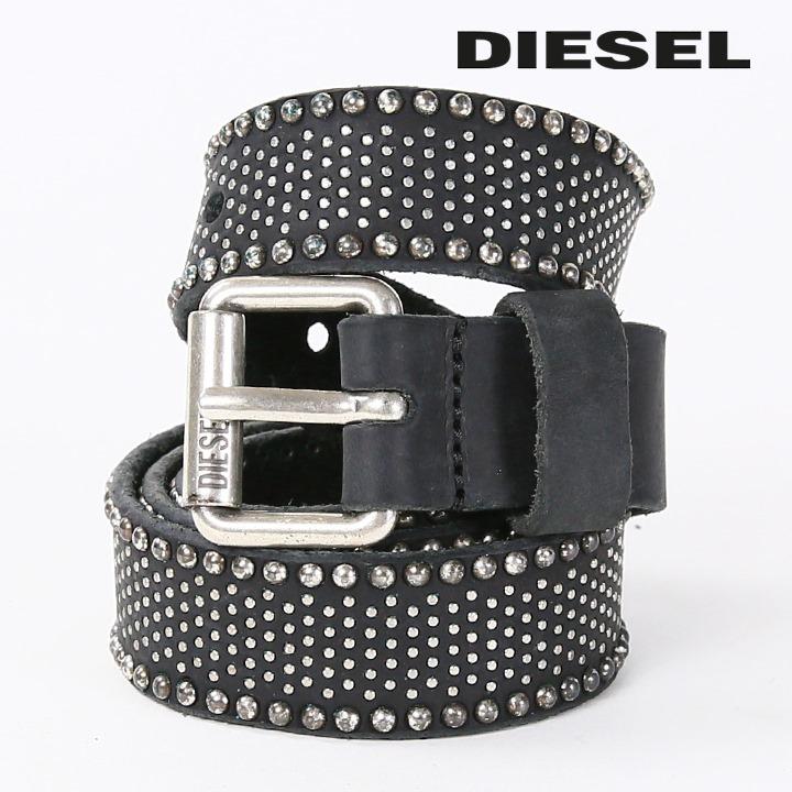 DIESEL ディーゼル レザーナローベルト メンズ レディース 男女