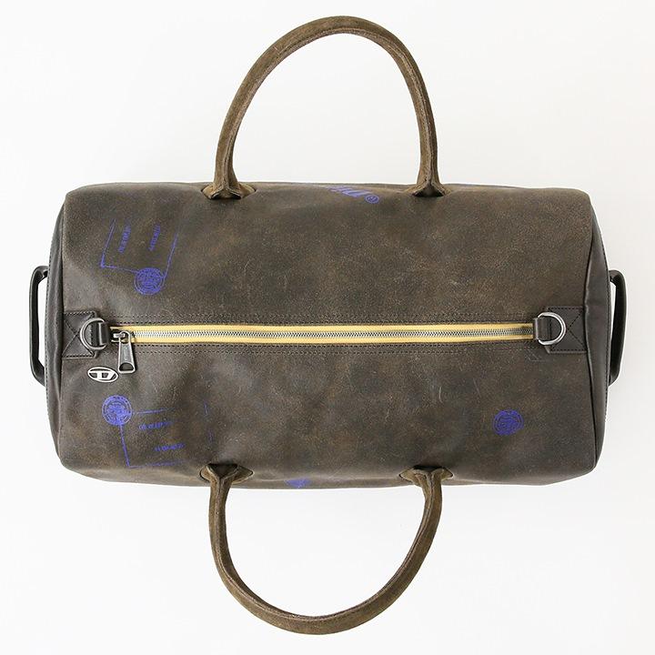 DIESEL ディーゼル トラベルボストンバッグ 鞄 メンズ 牛革 本革