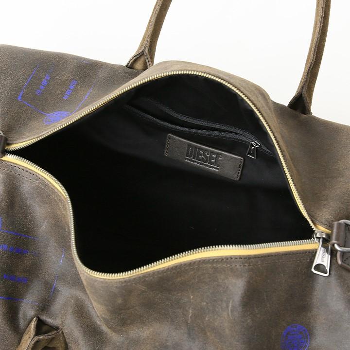 DIESEL ディーゼル トラベルボストンバッグ 鞄 メンズ 牛革 本革