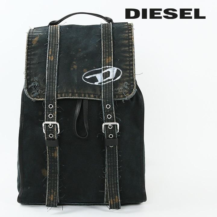 DIESEL ディーゼル キャンバスバックパック リュック 鞄 メンズ