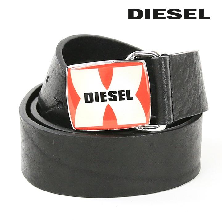 【DIESEL】ロゴバックルベルト DIESEL ディーゼル ロゴ バックル ベルト イタリア製 - メルカリ
