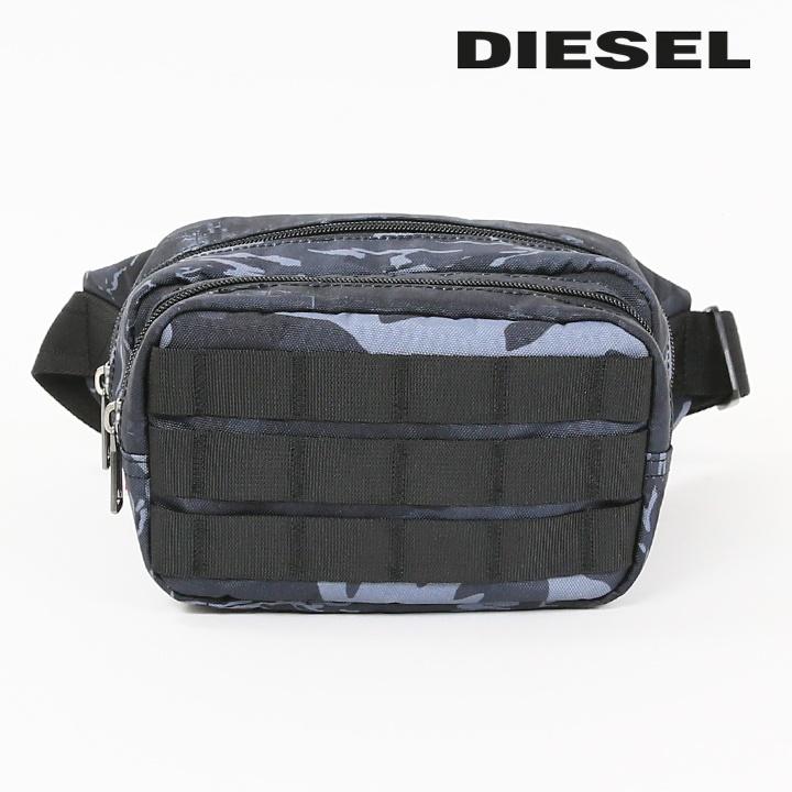 DIESEL　バッグ　レザー　カモフラ柄 DIESEL - DIESEL ディーゼル ボディバッグ カモフラ 迷彩の通販