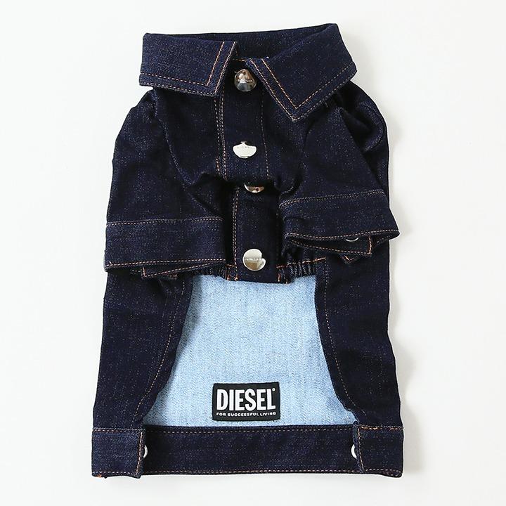 DIESEL ディーゼル ドッグウェア デニムジャケット 刺繍 プリント