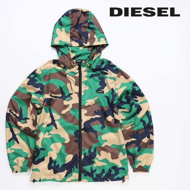 DIESEL（ディーゼル） ラッシュガード メンズ カモフラージュ柄 迷彩柄