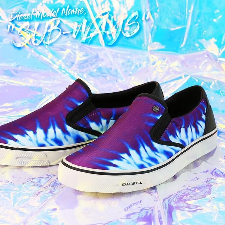 DIESEL（ディーゼル） スニーカー シューズ 靴 メンズ 牛革レザー使い