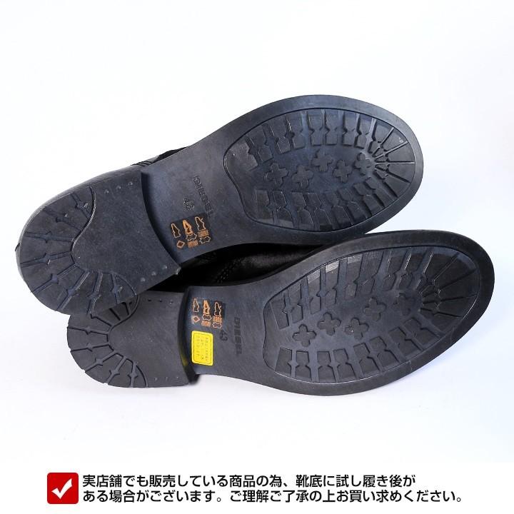 DIESEL ディーゼル ショートブーツ 靴 メンズ 本革×スウェード 両 