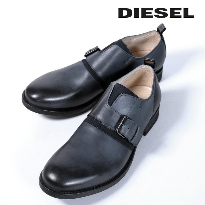 DIESEL ディーゼル レザーモンクストラップシューズ 靴 メンズ 