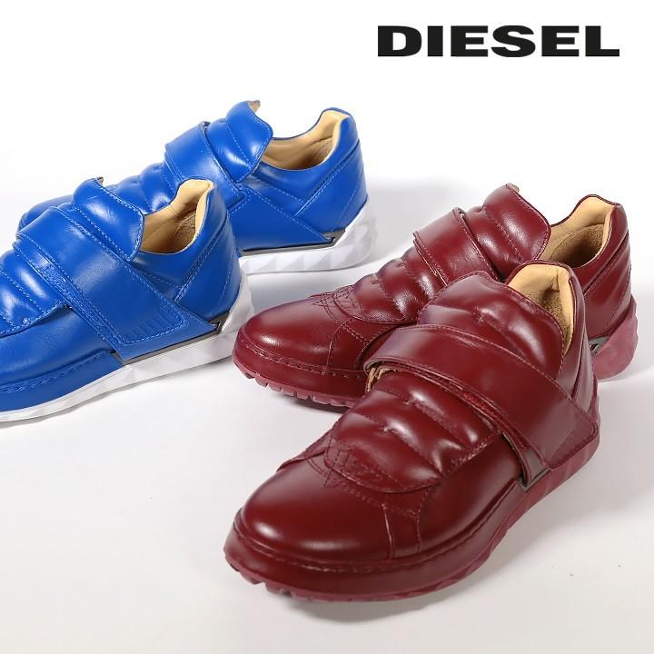 DIESEL ディーゼル レザースニーカー 靴 シューズ メンズ 牛革 本革 