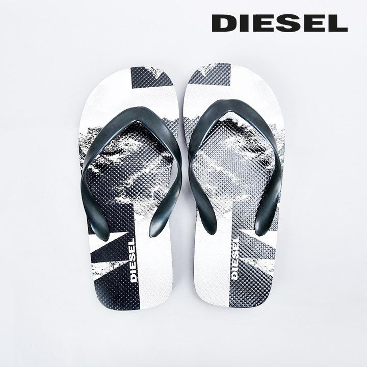 DIESEL ディーゼル ビーチサンダル 靴 メンズ グラフィック