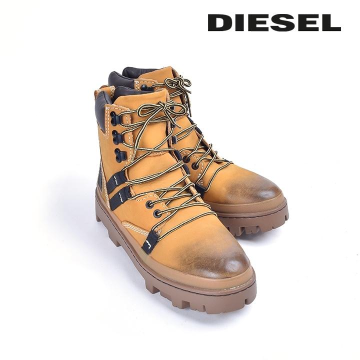 DIESEL（ディーゼル） マウンテンブーツ 靴 メンズ 牛革 本革 スムース 