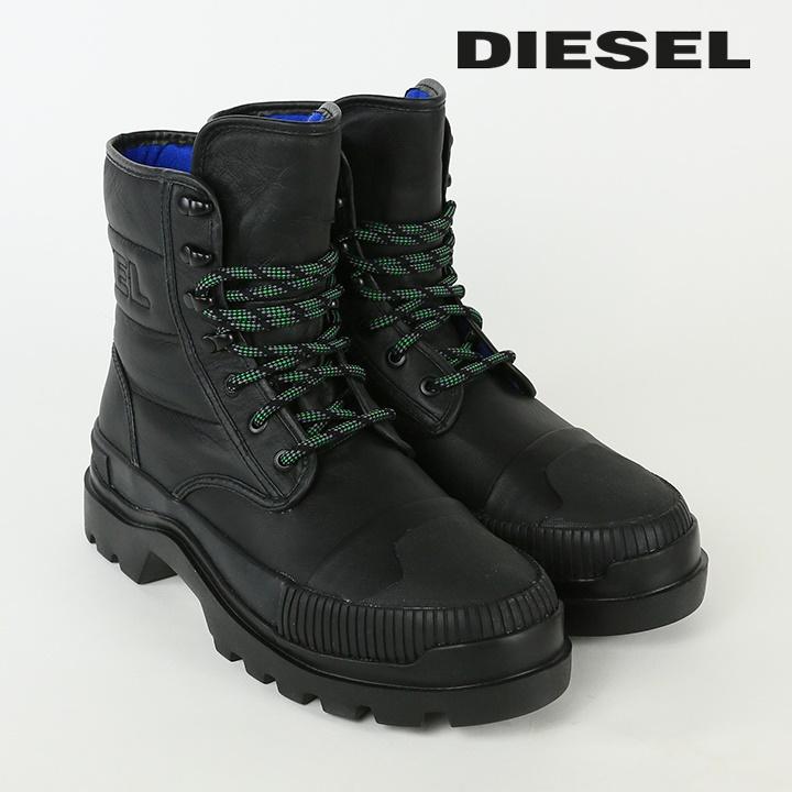 DIESEL（ディーゼル） レザーブーツ 靴 メンズ 牛革 本革 レースアップ