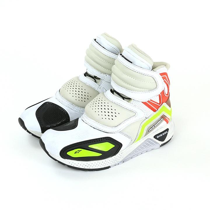 ダハ新品 DIESELハイカットスニーカー　ダメージ加工　メンズ　27cm ダハ新品 DIESELハイカットスニーカー ダメージ加工 メンズ 27cm