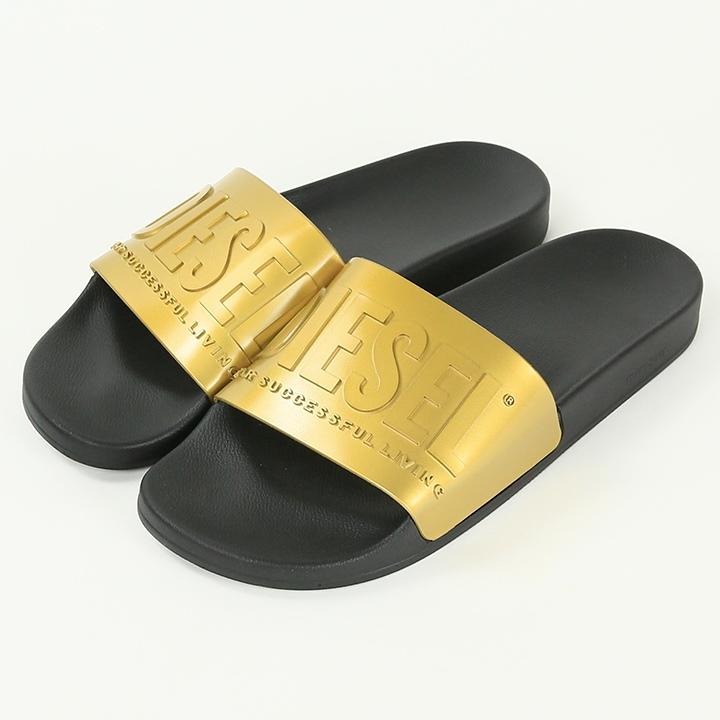 DIESEL ディーゼル SA-MAYEMI ロゴ ラバーサンダル 関税送料込み DIESEL ディーゼル シャワーサンダル 靴 メンズ ロゴ ラバー