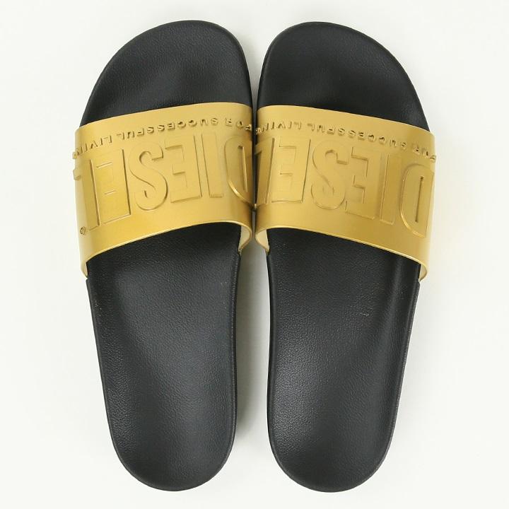 DIESEL ディーゼル シャワーサンダル 靴 メンズ ロゴ ラバー