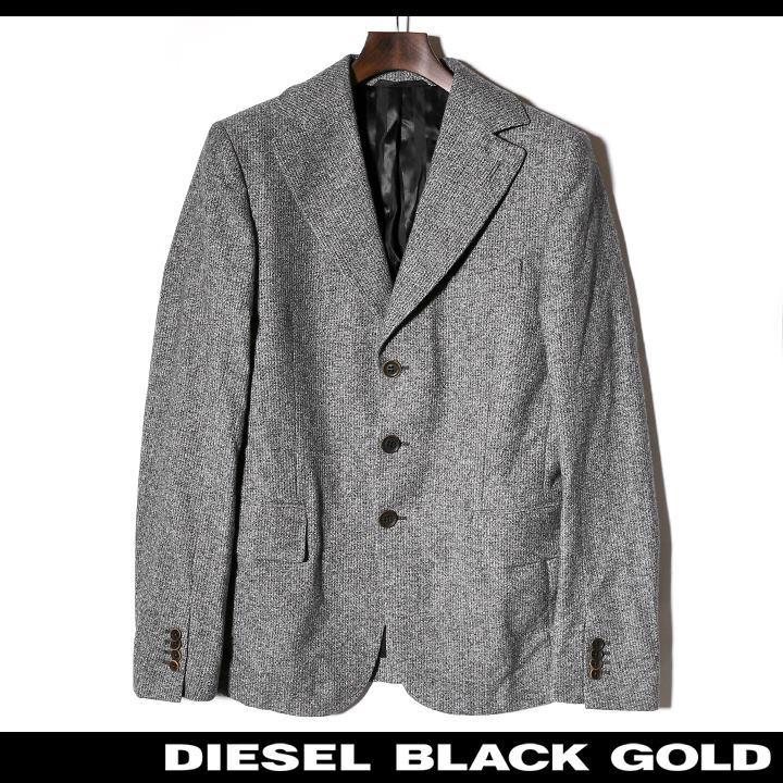 ディーゼルブラックゴールド DIESEL BLACK GOLD テーラードジャケット メンズ ウール混 シングルブレスト 3ボタン ツイード  JEJACQ-SEMI :die-m-o-78-424:買っCiao!トゥット トゥット - 通販 - Yahoo!ショッピング