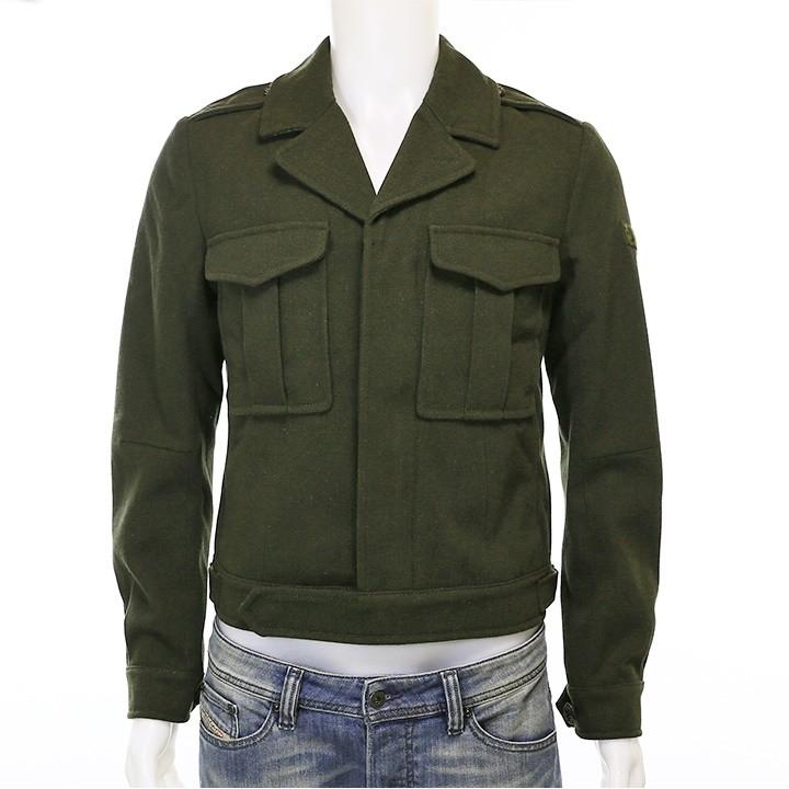 ディーゼル Diesel ブルゾン ジャケット メンズ 比翼仕立て ウール エポレット ミリタリー J Tanvi Die M O 81 230 買っciao トゥット トゥット 通販 Yahoo ショッピング