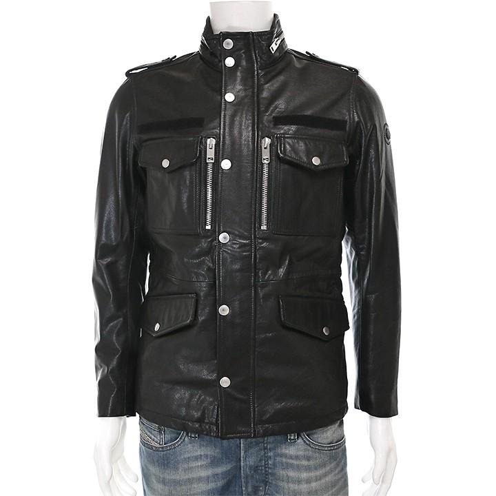 ディーゼル Diesel レザージャケット メンズ 牛革 本革 スタンドカラー 中綿入り L Achai Die M O 098 買っciao トゥット トゥット 通販 Yahoo ショッピング