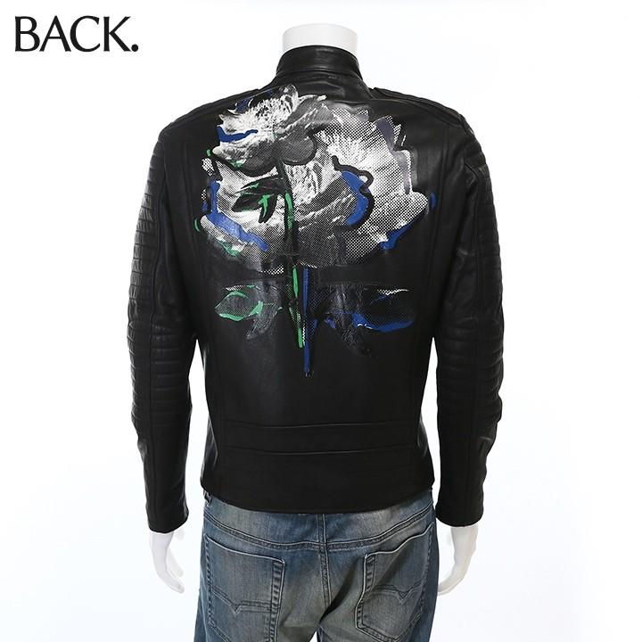 DIESEL BLACK GOLD レザージャケット　革ジャン　メンズ DIESEL BLACK GOLD ディーゼルブラックゴールド レザー