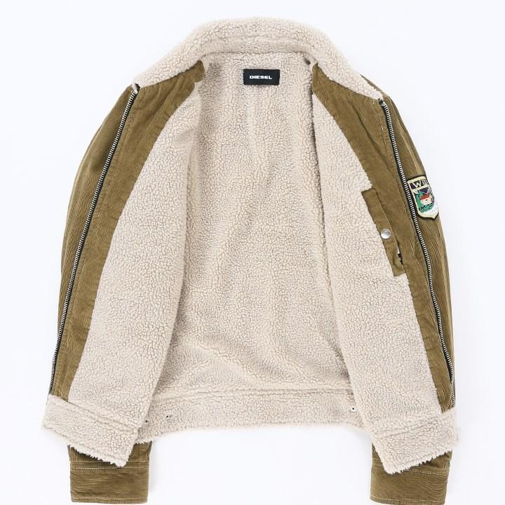 ディーゼル DIESEL コーデュロイジャケット メンズ 裏ボア W-HALSEY